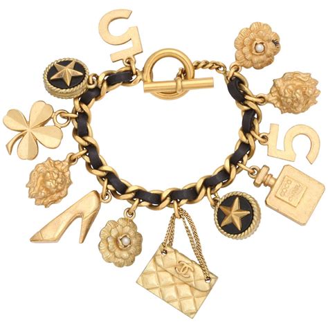 chanel charm|authentic chanel charm bracelets.